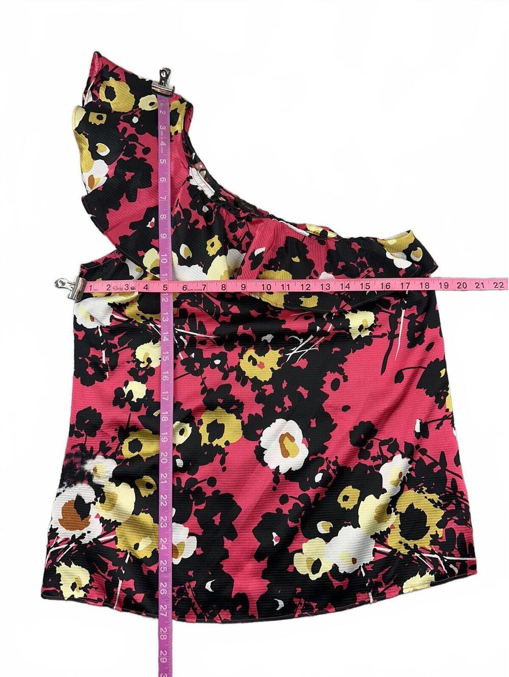The Limited Floral One Shoulder Ruffle Top - Picture 5 of 8